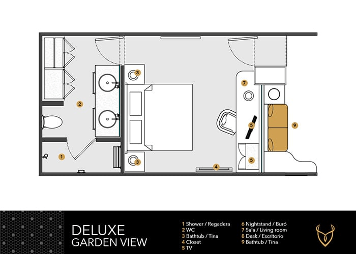 Deluxe Garden View Layout