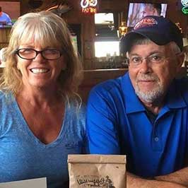 Team members Larry and Deb